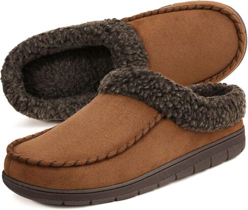 ULTRAIDEAS Men's Nealon Moccasin Clog Slipper, Slip on Indoor/Outdoor House Shoes in Saudi Arabia