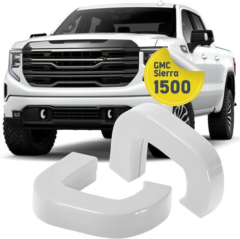 غطاء خطاف السحب متوافق مع GMC Sierra 1500 2019 ، 2020 ، 2021 ، 2022 ، 2023 ، 2024 ، 2025 - تصميم الترقية ، مطاط السيليكون ، الأحمر in Kuwait