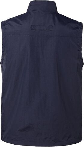 Mens Quick Dry Fishing Vests Lightweight Sleeveless Jackets with Zipper Pockets for Travel Hiking in Saudi Arabia