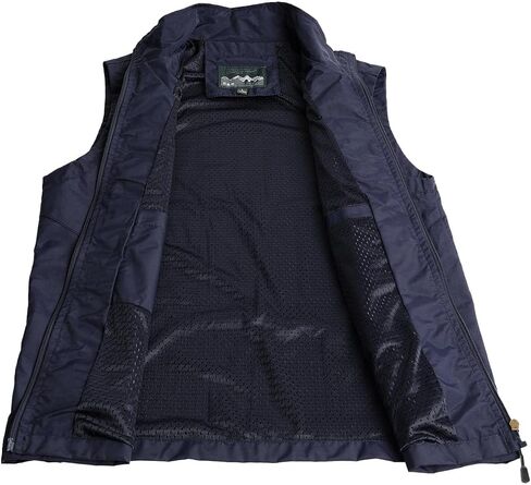 Mens Quick Dry Fishing Vests Lightweight Sleeveless Jackets with Zipper Pockets for Travel Hiking in Saudi Arabia