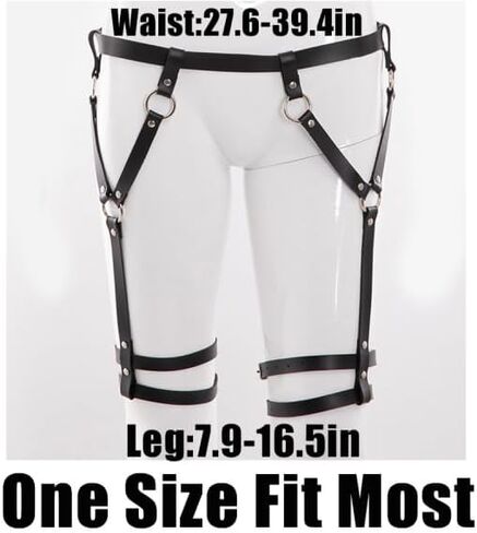 Maeaccx Leather Leather Leather Harness حزام حزام الساق جسم الجسد للنساء in Saudi Arabia