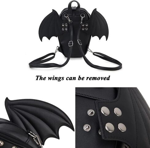 Gothic Coffin Shape Fashion Purses and Handbags for Women Halloween Shoulder Bag Backpack in Saudi Arabia