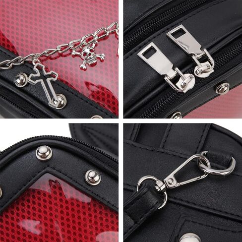 Gothic Coffin Shape Fashion Purses and Handbags for Women Halloween Shoulder Bag Backpack in Saudi Arabia