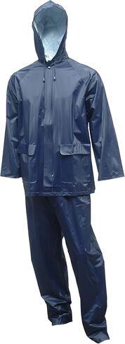 Tingley Tuff-Enuff Plus S62211 بدلة مقاومة للماء مع غطاء محرك السيارة المرفق ، والكبير ، والأزرق. in Saudi Arabia