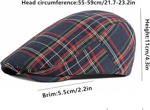 قبعات Newsboy منقوشة قبعة رجعية غاتسبي كاببي القبعة للنساء الرجال in Kuwait