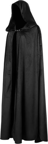 Halloween Medieval Costume Renaissance Cloak with Hood Medieval Cloak with Hood Long Adult Men And Women in Kuwait
