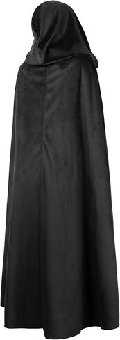Halloween Medieval Costume Renaissance Cloak with Hood Medieval Cloak with Hood Long Adult Men And Women in Kuwait