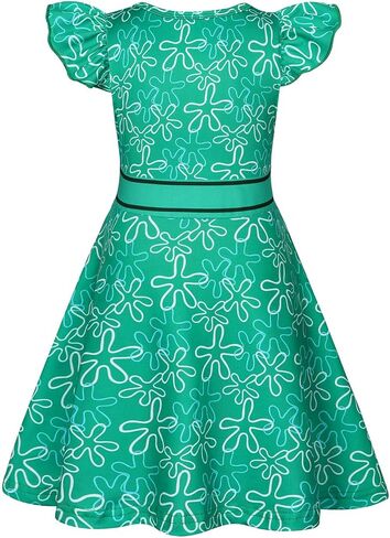Jurebecia Girls Princess Nightgowns Flutter Short Sleeves Nightdress Pajamas for Toddler Kids Slpeewear Night Dress in Saudi Arabia
