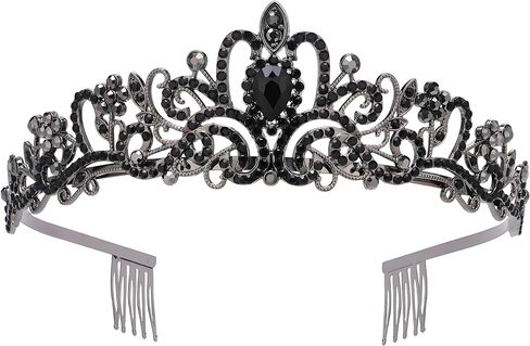 Princess Crown for Women, Crystal Queen Tiaras for Girls Bridal Hair Accessories Gifts for Birthday Wedding Prom, Bridal Party, Pageant, Halloween Christmas Costume in Saudi Arabia