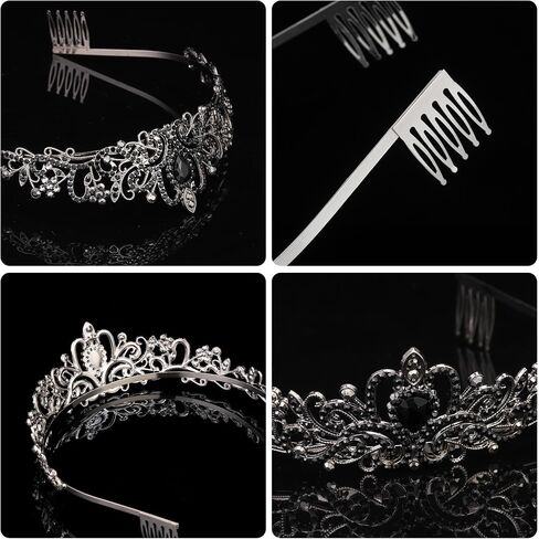 Princess Crown for Women, Crystal Queen Tiaras for Girls Bridal Hair Accessories Gifts for Birthday Wedding Prom, Bridal Party, Pageant, Halloween Christmas Costume in Saudi Arabia