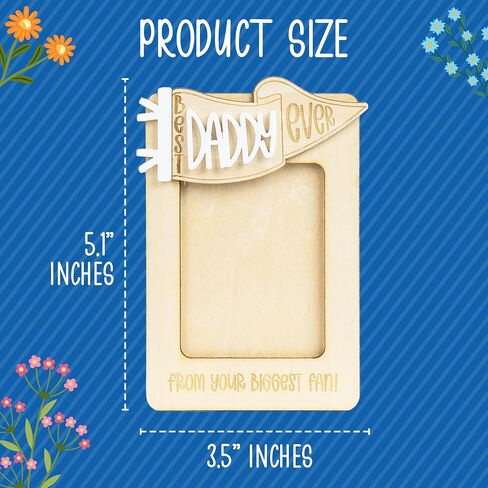 Car Picture Frame For Dad, Car Visor Photo Frame Accessories, Small Father's Day Birthday Gifts From Daughter, Son, Unique Valentines Gifts For Dad From Kids, Cute Decorations For Father (With Clip) in Saudi Arabia