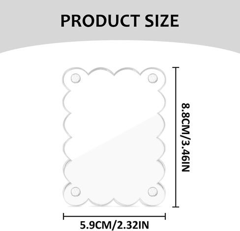 2-Pack Magnetic Car Visor Picture Frames–2.5x3.6 Inch Photo Holders, Personalized Car Accessories with Clips for Easy Display in Kuwait