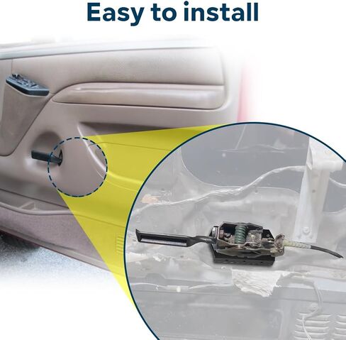 AUTOVIC Car Door Handle Reinforcement Plate Kit W/7/32 Drill and Marker Pen for OBS Ford F-Series & Bronco 1980-1997, Replacement for F006 in Saudi Arabia
