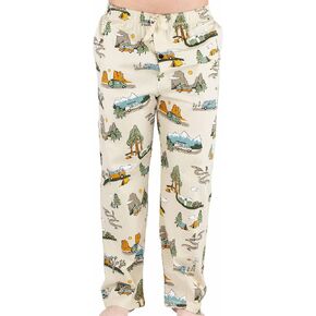 Lazy One Bear & Bigfoot Pajama Pants For Men, Men's Separate Bottoms, Lounge Pants, Funny, Humorous