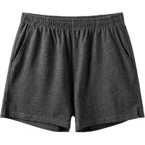 AMY COULEE Mens Lounge Shorts 4 inch Pajama Lightweight Cotton Sleep Bottoms with Pockets