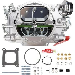 USTAR 1406 استبدال المكربن ​​لسلسلة الأداء 600 CFM 4 برميل مربع التجويف مع خنق كهربائي متوافق مع تشيفي كورفيت سيلفرادو فورد ميركوري موستانج برونكو GMC شاحنة بيك آب