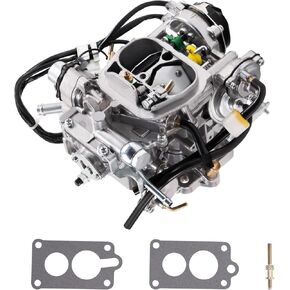 maXpeedingrods 2-Barrel 22R Carburetor TOY-505 Carb for Toyota Pickup 22R Engine 1981-1986 and 1987 (First Six Months) with Round Plug Connector, Automatic Choke 2.4L 2366cc 35290/C4036
