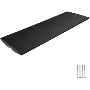 Heavy Duty Rubber Car Ramp - 44000lbs Capacity, 2.6 Inch High Threshold for Driveway, Curb, Doorway, Loading Dock, Garage, Sidewalk (TRC08-1)