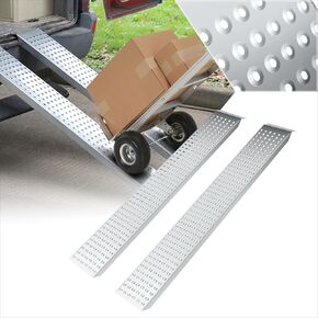 PM PRESTOR A3 Steel Loading Ramp للشاحنة اليدوية ، الدراجة ، دراجة نارية ، ATV & More ، 880 رطلاً لكل سعة زوج ، PM-TOL-RP-2