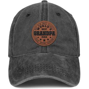 World's Best Dad Ever Trucker Hat Baseball Cap Fathers Day Birthday Gifts for Dad from Daughter Son Black Fathers Day Hat