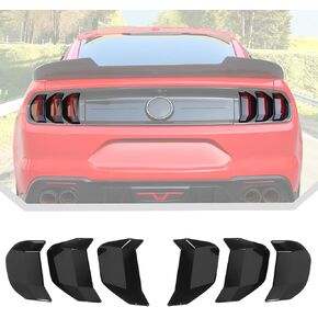 Jecar Smoked Tail Light Cover Cover Ford for Ford Mustang 2018-2023
