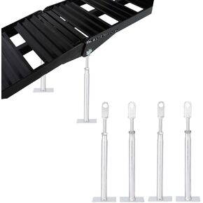 Loading Ramp Support Legs,1 Pair Adjustable Ramp Support Bracket for Loading Ramps for Motorcycle,Dirt Bike,ATV,Truck,Pickup,Quad,Lawn Mower