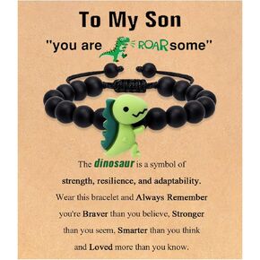 Artlunar Graduation Gifts for Son Grandson Nephew Brother To My Son Bracelet Braided Cord Bracelet Easter Christian Baptism Birthday Gifts
