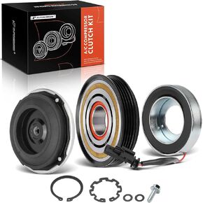 A-Premium Air Conditioner AC Compressor Clutch Kit Compatible with Chevrolet Silverado 1500 2014-2019 & GMC Sierra 1500 2014-2018, 4.3L 5.3L 6.2L