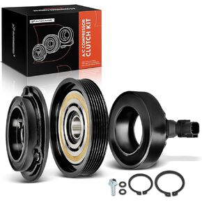 A-Premium Air Conditioner AC Compressor Clutch Kit Compatible with Jeep Liberty 2009-2012 & Dodge Nitro 2009-2011, 3.7L