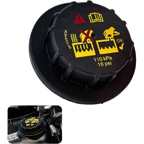 9C3Z8101B 9C348101AA Coolant Reservoir Cap Compatible with 1991-2025 Ford E-150 E-350 Super Duty Expedition F-150 F-250 F-350 Flex Ranger Taurus | Lincoln MKT MKX Navigator | Mercury Milan Sable etc