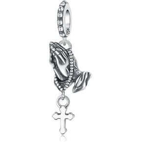 925 Sterling Silver Charms for Bracelets - Pendant Bead Charms Jewelry Present for Women Family Friends