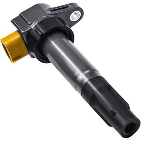 OEM Ignition Coil Pack UF735 DS7Z-12029-B and Spark Plugs (Set of 4) Compatible with Ford 2014 2015 2018 2019 2016 2017 Fusion and Escape 1.5L L4, For DG-554 DS7Z-12029-A