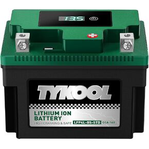 YTX4L-BS,YTZ5S,140A, 2X Cranking Amps,5X Longer Life, LiFePO4 Lithium Motorcycle Battery,12v 3Ah,Fits for ATV,Honda Grom,Dirt bikes,Quad,4 wheeler,Scooter,moped,go kart,Walk behind lawn mower