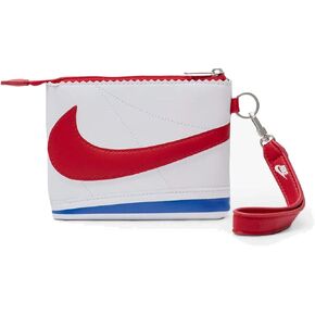 Nike Cortez Wristlet Clutch Bag Unisex White/Varsity Royal/Varsity Red, white/red, Contemporary