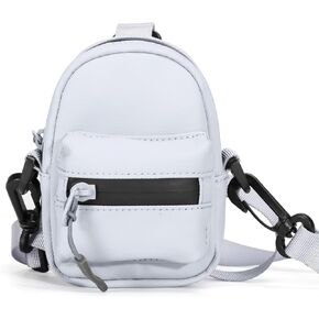 محفظة Crossbody Wallet Mini Keychain Wristlet محفظة صغيرة محمولة مزدوجة Pounch Coin Coin Women (الأزرق ، المتوسطة)