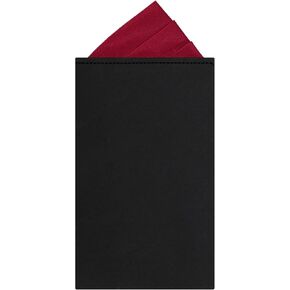 Prefolded Pocket Squares for Men, Triangles Men's Handkerchiefs Pocket Square on Card for Suit Jacket Tuxedo