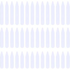 200 PCS White Classic Shirt Tways Stays Holder Stirt Twhers تدعم القمصان ذوي الياقات الرافعة التي يبقى طوق الرجال (2 "2.4" 2.8 ")