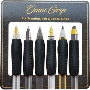 مجموعة Omni Grip مكونة من 6 مقابض مريحة ممتازة، مثالية لأقلام Apple وقلم Apple Pencil 2 وأقلام الرصاص والأقلام الرصاص in Kuwait