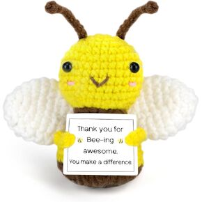 ddLUCK Mini Funny Knitted Wool Eggplant Toy with Positive Card, for Her Him, Cute Crochet Doll for Teens Kids, Cheer Up Gift for Women Men with Emotional Encouragement Card Desktop Decors in Kuwait