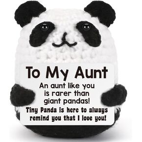 BdayPtion Uncle Gifts for Fathers Day, Birthday Best Uncle Gifts from Niece Nephew, I Love You Gift to My Favorite Uncles, Funny Handmade Crochet Animals Panda Uncles Present in Kuwait