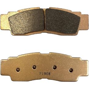 Demon Powersports Front Left/Right Sintered Brake Pads for Yamaha YXZ 1000R/Wolverine RMAX2/X4, Sintered Metallic Material For Better Grip, Reduced Brake Fade (See Fitment Details in Description)