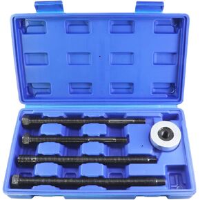 27306 Long Reach Harmonic Balancer Installer Tool Kit Crankshaft Pulley Installation Compatible with Dodge Ford GM Jeep