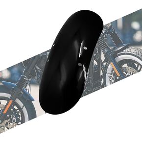 Motorcycle Short Front Fender Mudguard 13 5/8" Metal Iron Fit For Harley Sportster Forty Eight 48 XL1200X XL 1200 2010-2020 (Gloss Black) in Kuwait
