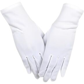 Swanson Christian Products XXL White Cotton Gloves for Kids Ushers Greeters Deacons Pallbearers and more
