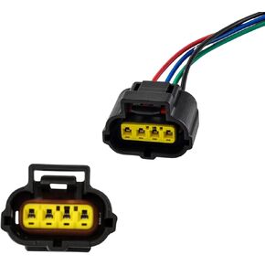 Throttle Position Sensor Connector 4 Pin TPS Pigitail with 7.9'' Compatible with Prizm GS LS LX SC 4Runner Avalon Corolla Camry MR2 Pick Up RAV4 Tercel TH151