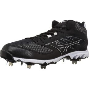 Mizuno Men's 9-Spike Dominant Ic Mid Metal Baseball Cleat