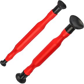 2PCS LAPP VALVE VALVE ، مجموعة لابير صمام السيارات مع 4 لوحات شفط ، أداة مطحنة صمام الصمام المزدوجة لإصلاح صيانة أنظمة زيت المركبات ، FIT Universal