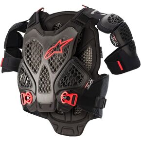 Alpinestars A-6 Chest Protector Black/Anthracite Xs/Sm (6700022-1036-XSS)