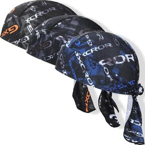 Gxcror التبريد Do Rags for Men Sports Bandanas Cap Skull Caps for Men Women Women Skull Cap Capal Cycling Cycling Durags للأنشطة الخارجية