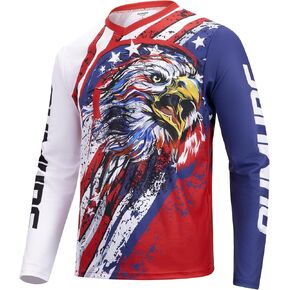 Youth Motocross Jersey for Dirt Bike Jersey for 8-18 Year Olds Mountain Bike for MotorcycleCycling Bicycle BMX Moto MX